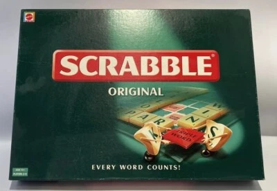 SCRABBLE ORIGINAL BOARDGAME  BY MATTEL - Image 1 of 4
