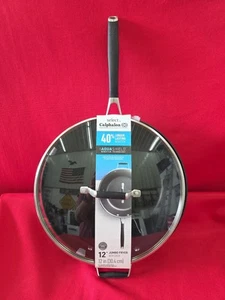 New Calphalon Select 12" Hard Anodized Nonstick Jumbo Fry Pan with Lid - Picture 1 of 9