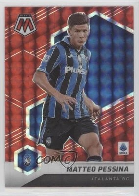 2021-22 Panini Mosaic Serie A Red Mosaic Prizm Matteo Pessina #7 - Image 1 of 2