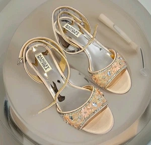 Badgley Mischka Ivanna Embellished Evening Shoe Women's Size 7 New In Box (204) - Picture 1 of 8