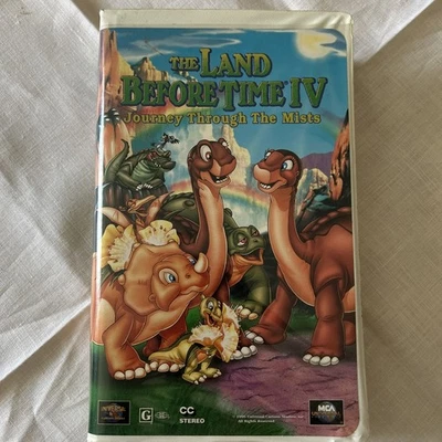 The Land Before Time IV: Journey Through The Mists  1995 VHS, Clamshell - Image 1 of 4