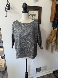 ZADIG & VOLTAIRE Metallic Sequin Blouse M - Picture 1 of 6