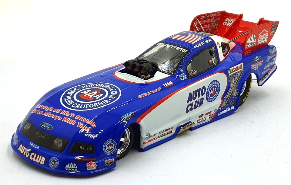 Coche divertido Mustang Motorsports Authentics escala 1/24 ARH7821ASRH 2007 - alto Foto 1 de 4