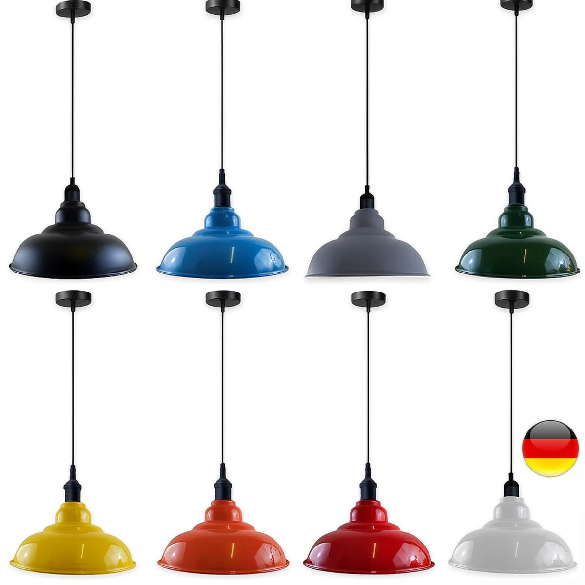 Retro Industrielle Hängeleuchte – 25 Cm Käfig-Design, E27, Für Loft & Wohnzimmer
