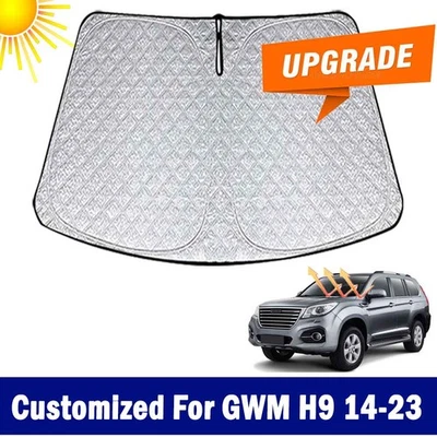 Thicken Upgrade Windshield Sun Shade For Great Wall H9 2014-2023 Sun Visor - Image 1 of 4