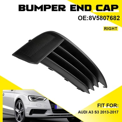 Front Bumper Fog Lamp Cover Right Passenger Side for Audi S3 A3 13-17 8V5807682 - Image 1 of 4