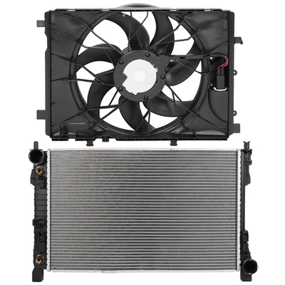 Electric Engine Radiator Cooling Fan Kit For 2008-09 Mercedes-Benz C230 - Image 1 of 4