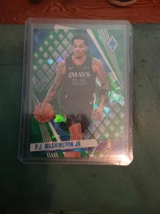 2023-24 Panini Phoenix Green Ice Prizm P.J.Washining #88SP! #d/149 Mavericks - Picture 1 of 2