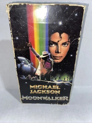 Michael Jackson - Moonwalker (VHS 1989) TESTED  WORKS ~ RARE. !! - Image 1 of 4