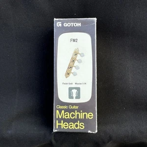 Gotoh Classic Guitar Machine Heads FM2 Gold Finish Mission 1:14 New Old Stock - Picture 1 of 7