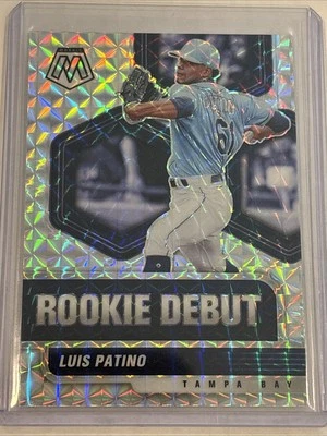 2021 Mosaic Baseball Luis Patino Rookie Debut Insert Mosaic Prizm #RD11 Rays - Image 1 of 2