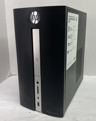 HP Pav Desktop 570-P014 AMD A10-9700 3.5Ghz 8GB Ram Windows 10 Pro 1TB HDD - Image 1 of 4