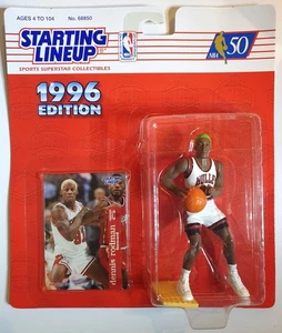 1996 Kenner Starting Lineup Dennis Rodman Figurine - Sealed Figure & Card - Picture 1 of 4
