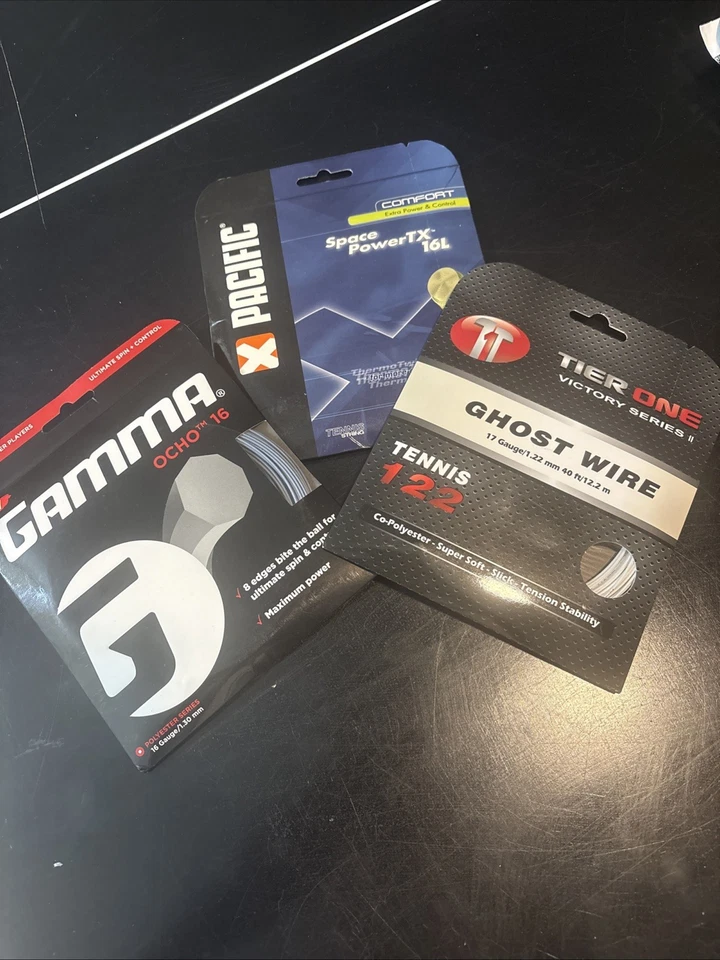 3 cuerdas de tenis Pacific Gamma Tier One  Foto 1 de 1