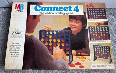MB Games Connect 4 Vintage 1976 Vertical Strategy Game – Complete – Age 7+ - Image 1 of 4