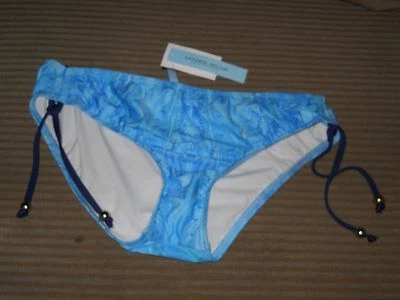 Antonio Melani Nuevo Traje de Baño Pequeño Para Mujer Cobalto Puma Túnel Corbata Bikini Foto 1 de 3