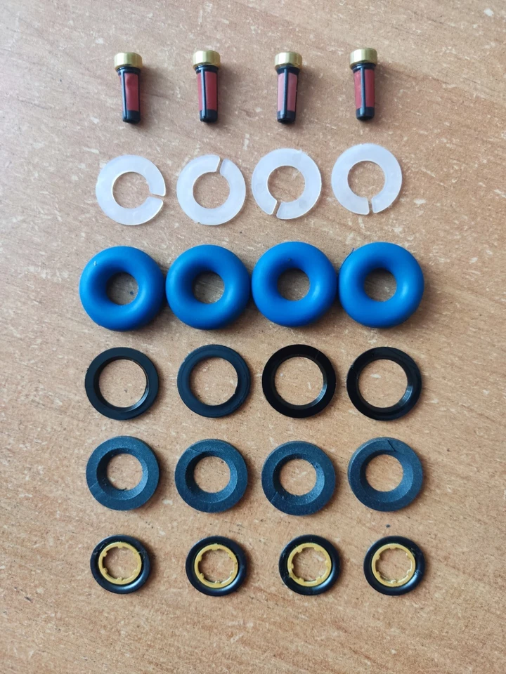 Kit de reparo para 4 injetores de combustível Mazda CX-7 2007-2012 2,3L - Imagem 1 de 2