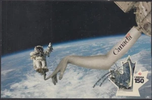 CANADA #3004.3 - CANADA'S 150th ANN ISSUE of 10 MAPLE LEAF STAMPS - SPACE III - Picture 1 of 1