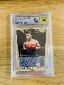 2023 Mike Tyson Exquisite Collection Gold Spectrum On Card /10 BGS 8.5 Auto 10 - Picture 1 of 2