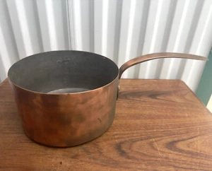 Großer dekorativer Kupfer & Messing Kupfertopf Vintage - Bild 1 von 9