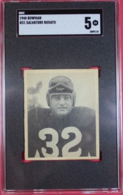 1948 BOWMAN SALVATORE ROSATO #31 SGC 5 EX WASHINGTON REDSKINS - Image 1 of 2