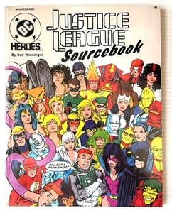 DC Heroes Role Playing Game-Justice League Sourcebook-Mayfair Games 241 (1990)