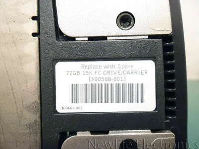 HP 300588-001 72GB 15,000 RPM 3.5 in. Fiber Channel HDD 293567-002 BF07255B2C - Image 1 of 4