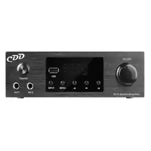CDD 2.0 Ch. Amplifier RMS 100W (50Wx2) Bluetooth USB AUX - Picture 1 of 15