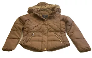 U.S. Polo Assn. Women’s Carmel Quilted Jacket Detachable Hood Size Small NEW - Picture 1 of 3