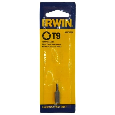 Irwin 3513151C T9 TORX Insert Bit, 1" Length - Image 1 of 4