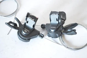 SHIMANO SLX 10 x 2 / 3 SPEED BICYCLE RAPIDFIRE WINDOW SHIFTER PODS SL-M670 - Picture 1 of 4