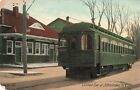 Limited Railroad Car at Johnstown New York NY Trolley c1910 Postcard