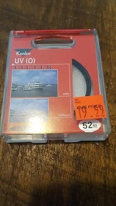Kenko-Tokina 52mm UV (0) Multi-Coated SL-39 Optical Glass Filter - Made in Japan - Picture 1 of 3