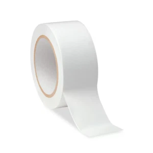 Vinyl Floor Safety Marking Tape, 2 inch x 36 yards, 5Mil, PVC, White (12 Rolls) - Picture 1 of 5