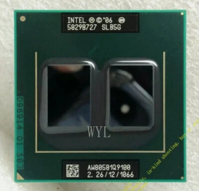 Intel Core 2 Quad Q9100 2,26GHz Quad-Core 12 MB 1066 MHz Notebook CPU Prozessor - Bild 1 von 4
