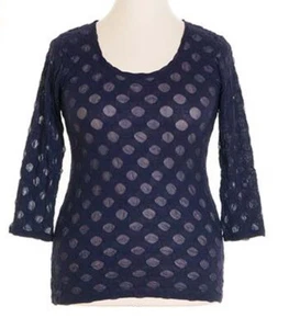 BORIS INDUSTRIES Shirt blau Ausbrenner Optik Gr 48 50 52 (3) - Bild 1 von 1