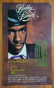 BOBBY BROWN Dance!...Ya Know It! 1989 MCA promo poster 18 x 30 - Picture 1 of 2