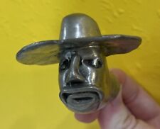 Original Pewter Roux Roux DOOR DRAWER PULL Man With Hat cool