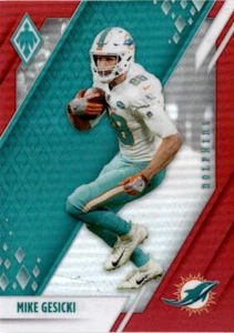 2021 Panini Phoenix #78 Mike Gesicki Red #/250 Miami Dolphins - Picture 1 of 2