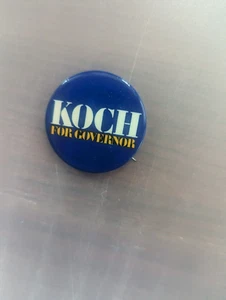 (Ed) Koch for Governor Campaign Pin Campaign Button - Picture 1 of 1