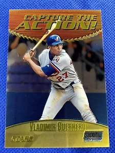 2000 CA9 Vladimir Guerrero Topps Stadium Club Chrome Baseball Capture The Action - Bild 1 von 2
