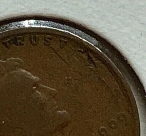 RARE 1909 VDB PENNY LINCOLN CENT WITH LAMINATION ERROR - Picture 1 of 5