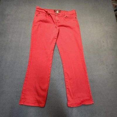 Pantalones Lucky Brand para mujer 8 rojos dulces cortos elásticos desgastados Foto 1 de 4