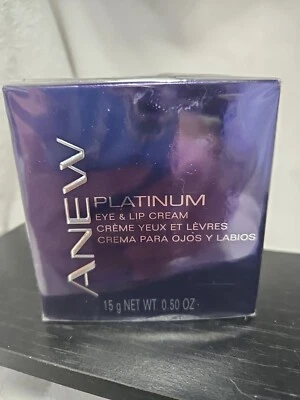 Avon Anew Platinum Eye & Lip Cream Anti-aging Wrinkles Skincare Recontouring - Image 1 of 2