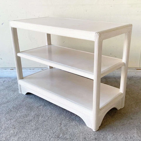 Boho Chic Pencil Reed Sideboard Etagere Cover