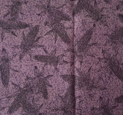 1 yd Fall Corn on the Cob Beth Ann Bruske David Textiles Dark Dusty Purple - Image 1 of 3