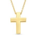 Collier simple minuscule croix pour femmes or 14 carats - Fabriqué aux États-Unis