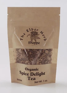 Organic Spice Delight Tea 1 oz caffeine-free The Elder Herb Shoppe - Picture 1 of 8