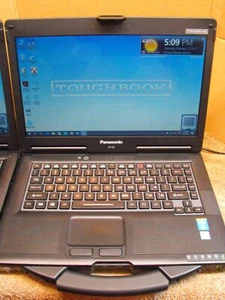 Black Panasonic Toughbook CF-53  Mk2  Core i5  14"  GPS / 4G LTE | Win 10/11 - Picture 1 of 6