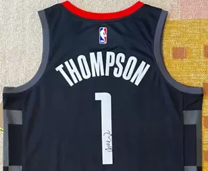 Amen Thompson Signed Autograph Houston Rockets NBA Jersey USA - Picture 1 of 4